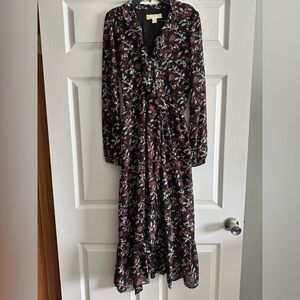 Michael Kors Floral Wrap Dress
